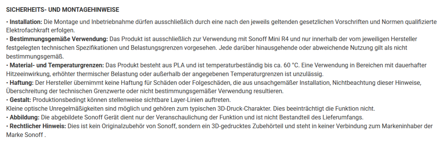 SOIXX Tischhalter für SONOFF SNZB-02P Temperatur- und Feuchtigkeitssensor