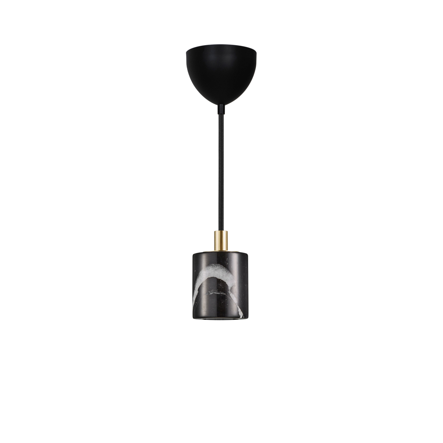 Nordlux Pendellampe SIV Pendel Marmor E27 Pendelleuchte schwarz 45883003