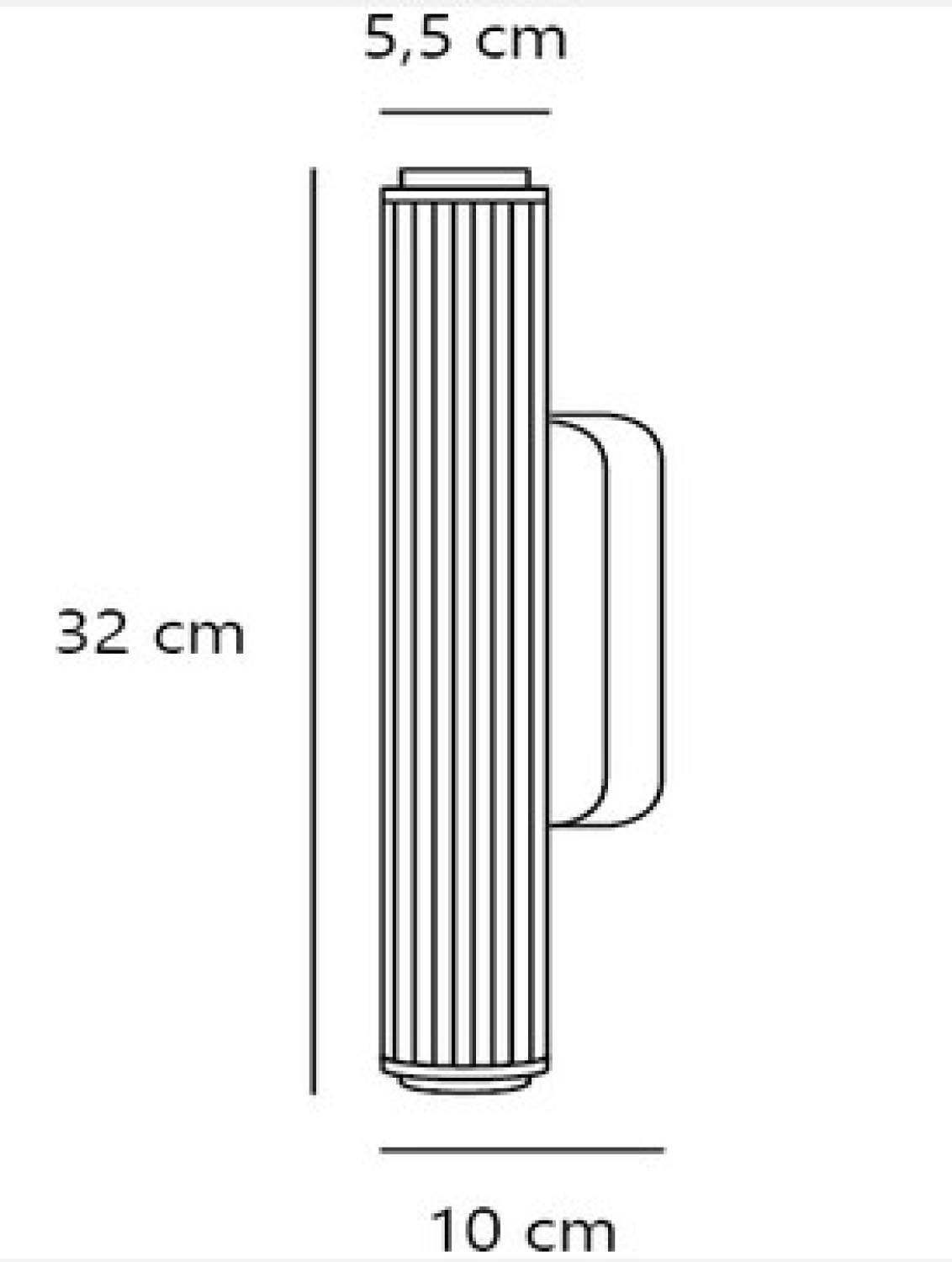 Nordlux LED Wandleuchte Virelle 32 schwarz IP44 8W 3000/4000K