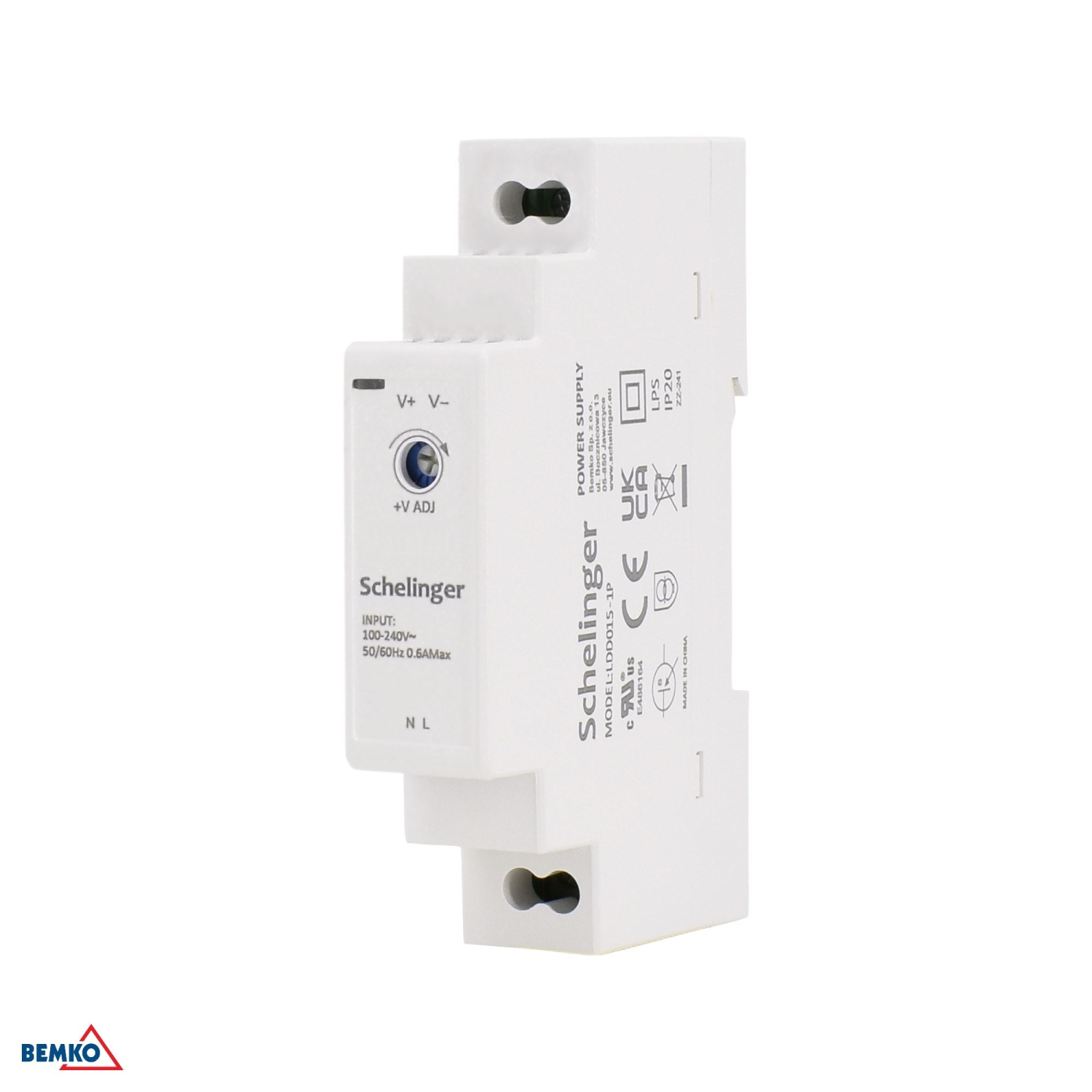 Schelinger DIN-Schienen-Netzteil 12V DC 15W LED-Trafo 1.25A A21-LDD015-1P-12V