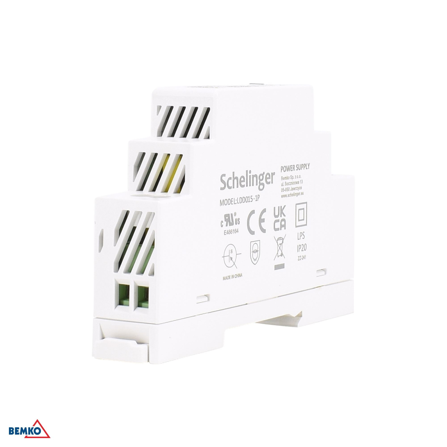 Schelinger DIN-Schienen-Netzteil 12V DC 15W LED-Trafo 1.25A A21-LDD015-1P-12V
