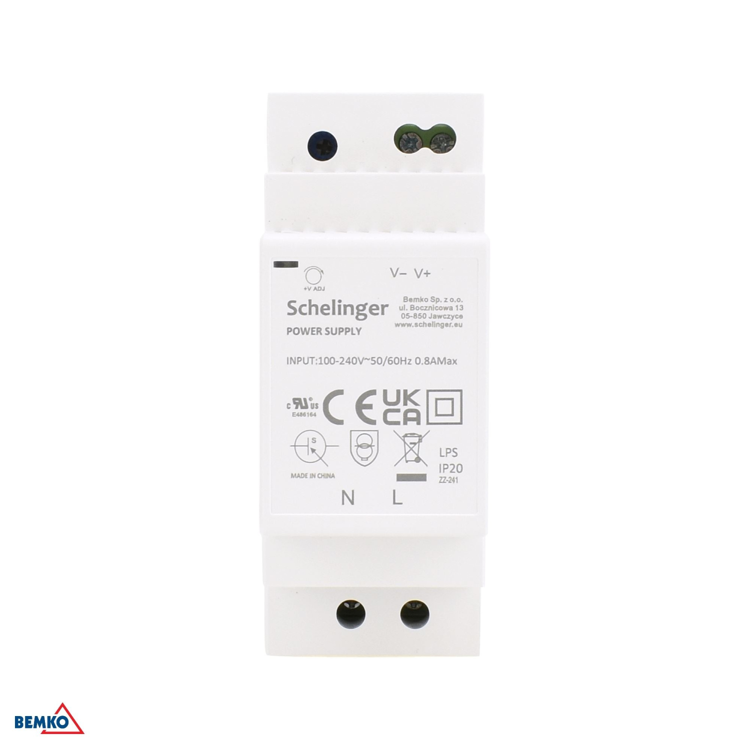 Schelinger DIN-Schienen-Netzteil 12V DC 24W LED-Trafo 2.0A A21-LDD024-2P-12V