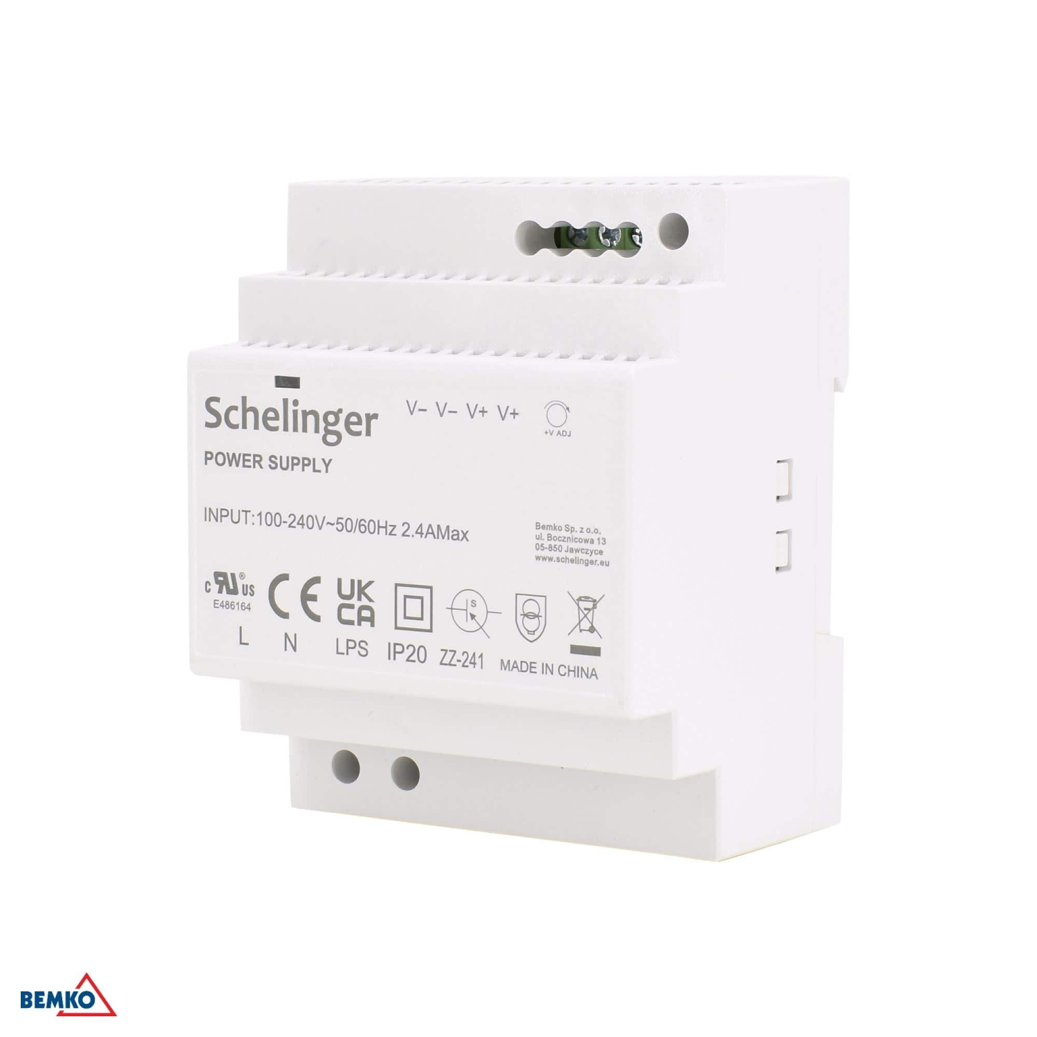 Schelinger DIN-Schienen-Netzteil 12VDC 85W LED-Trafo 7.1A A21-LDD085-4P-12V