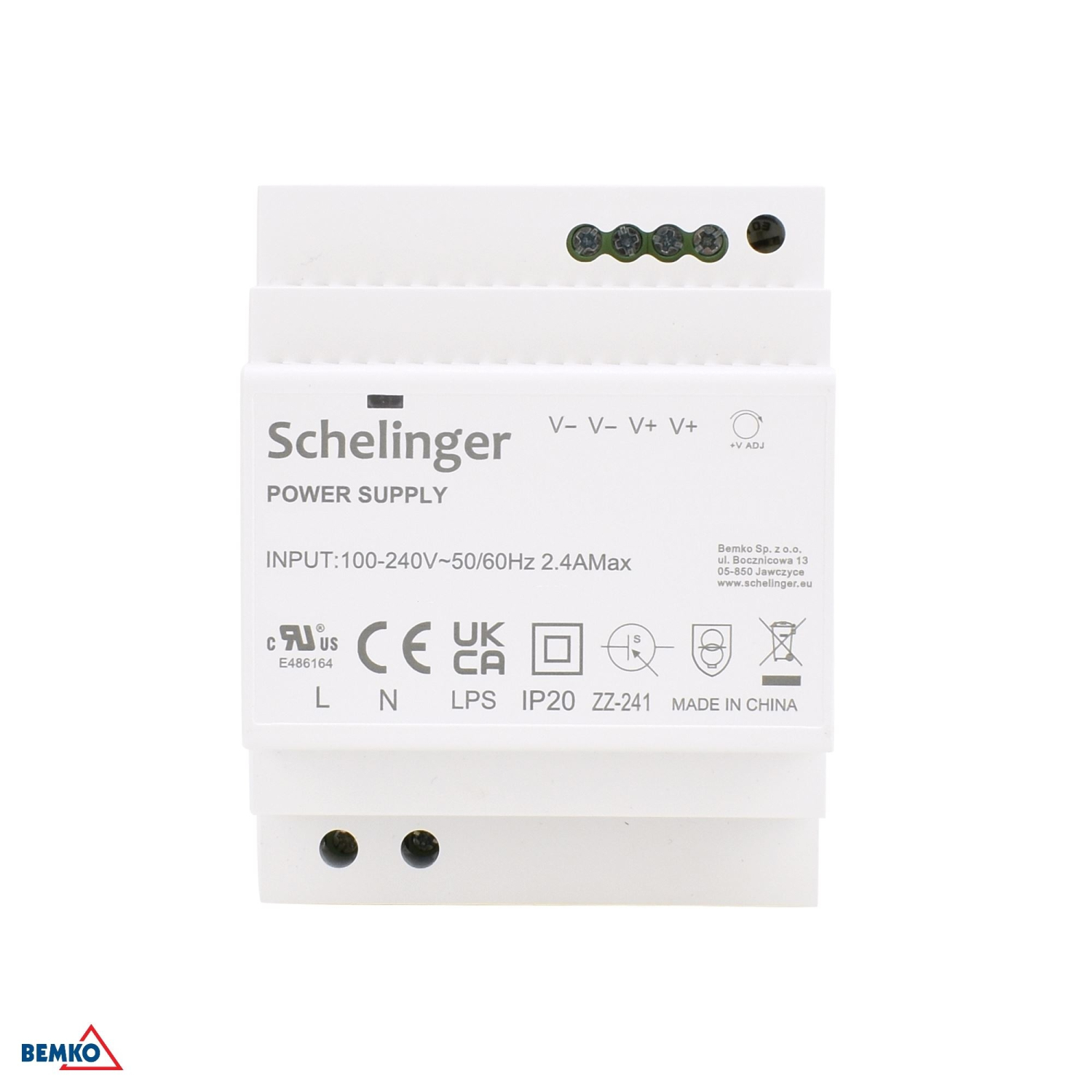 Schelinger DIN-Schienen-Netzteil 12VDC 85W LED-Trafo 7.1A A21-LDD085-4P-12V
