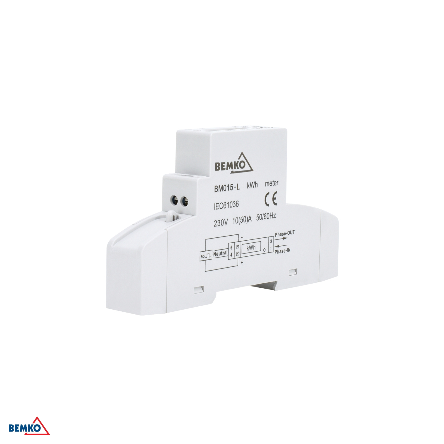 Schelinger Stromzähler 1-Phasen 10(50)A elektronisch A30-BM015-L