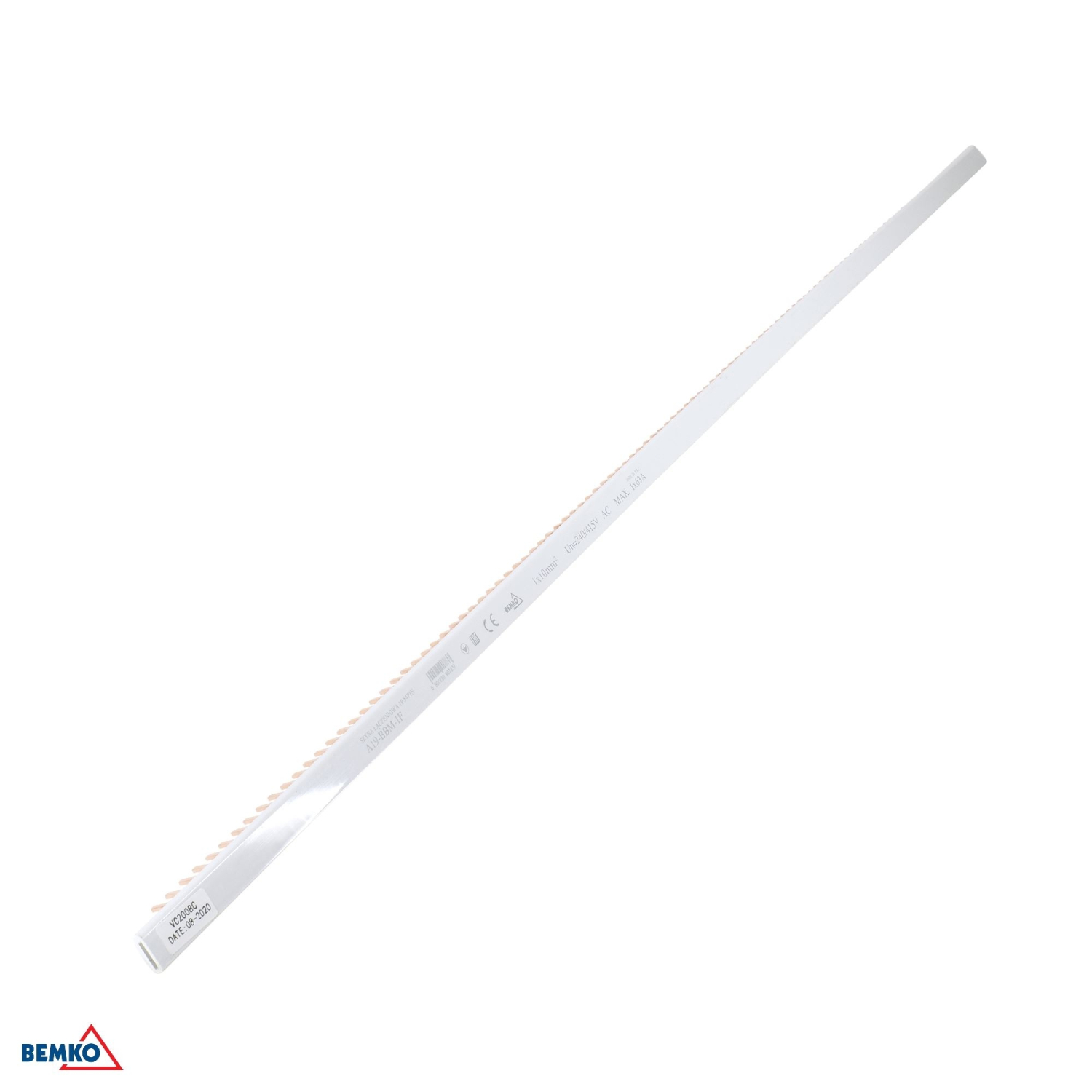 Schelinger Phasenschiene 1F TYP-U 10MM2 1M 54 MOD. Anschlussschiene A19-BBM-1F