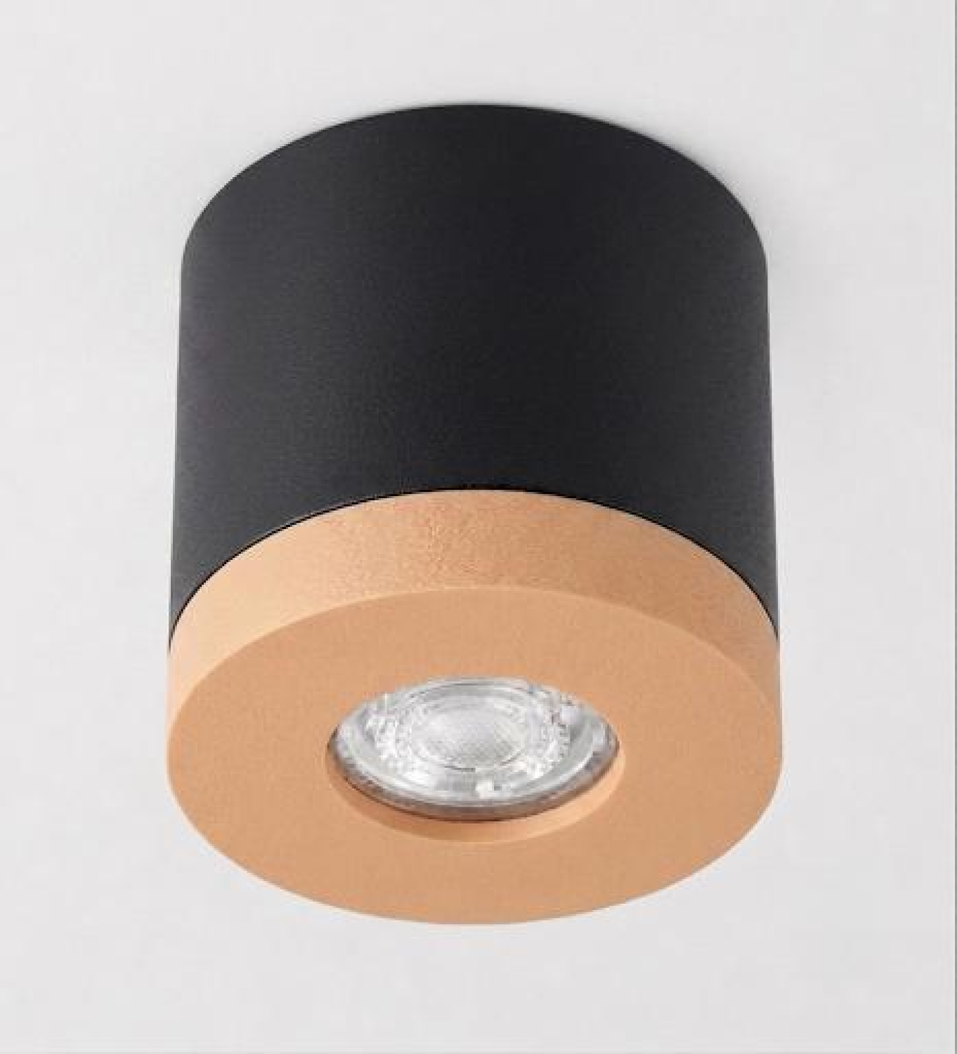 BIOLEDEX Deckenleuchte Pikko schwarz / Pfirsich GU10 MR16 Kinderzimmerleuchte