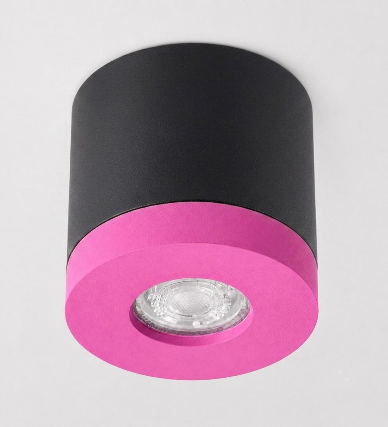 BIOLEDEX Deckenbeleuchtung Pikko schwarz / rosa GU10 MR16