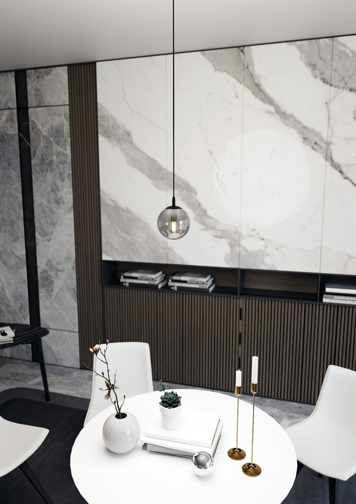 Bioledex Pendelleuchte Koldara E14 Hängeleuchte schwarz anthrazit Z310-949