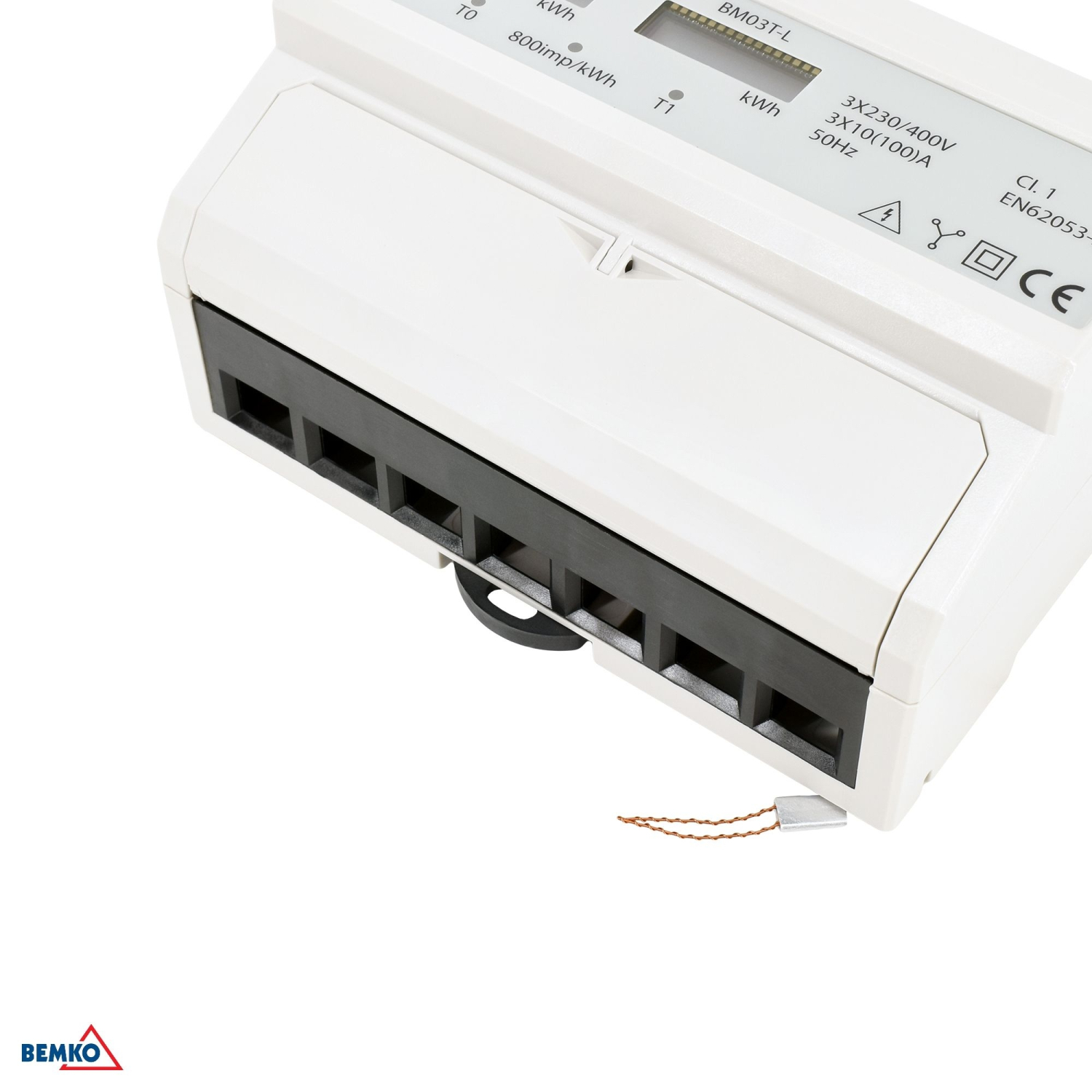 Schelinger Stromzähler 3-Phasen 10(100)A elektronisch IP51 Energiezähler Zweitarif A30-BM03T-L