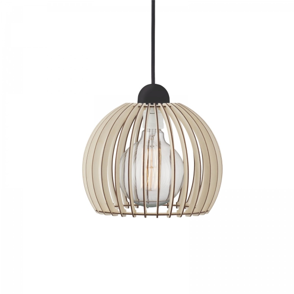 Pendelleuchte Chino 25 Nordlux aus Holz E27 Deckenmontage 84823014