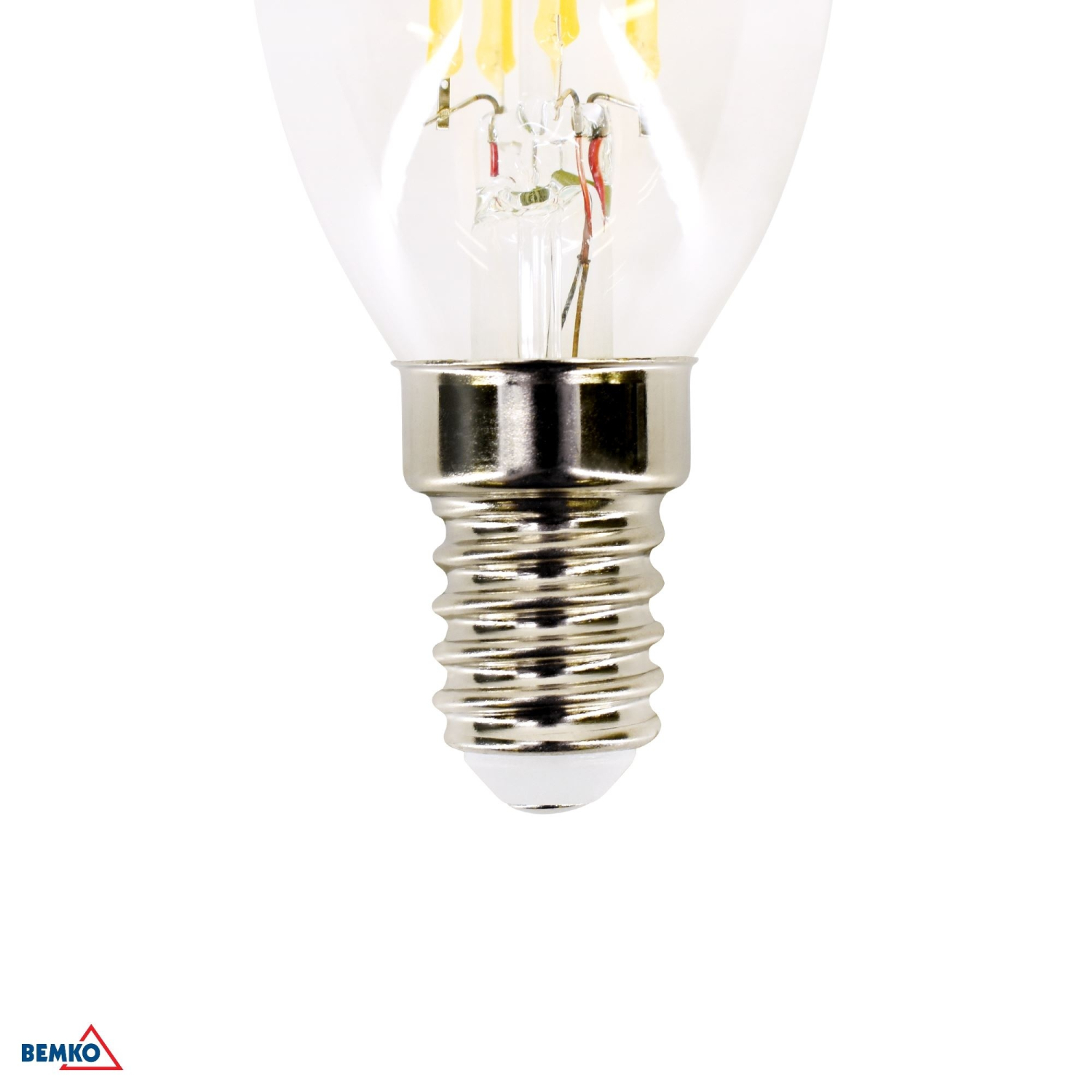 Bemko LED Kerze E14 C35 4000K neutralweiss 6W 750Lm 320° Filament LEDs