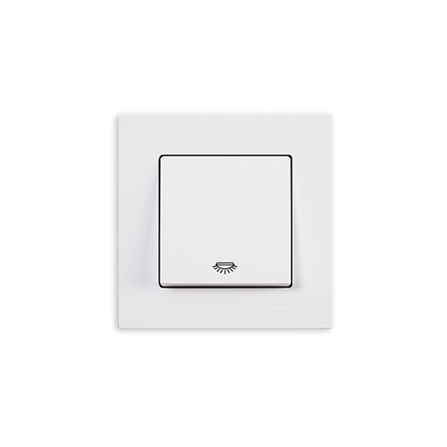 Gunsan Eqona Taster Licht Weiss Unterputz 01401100200105