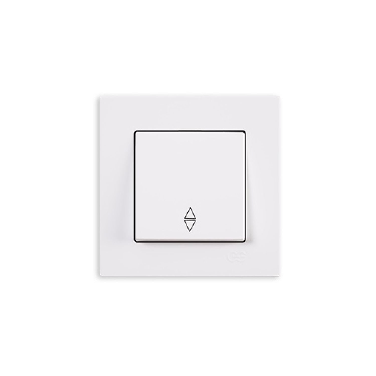 Gunsan Eqona Wechselschalter 2-Wege Schalter Weiss UP 01401100100107