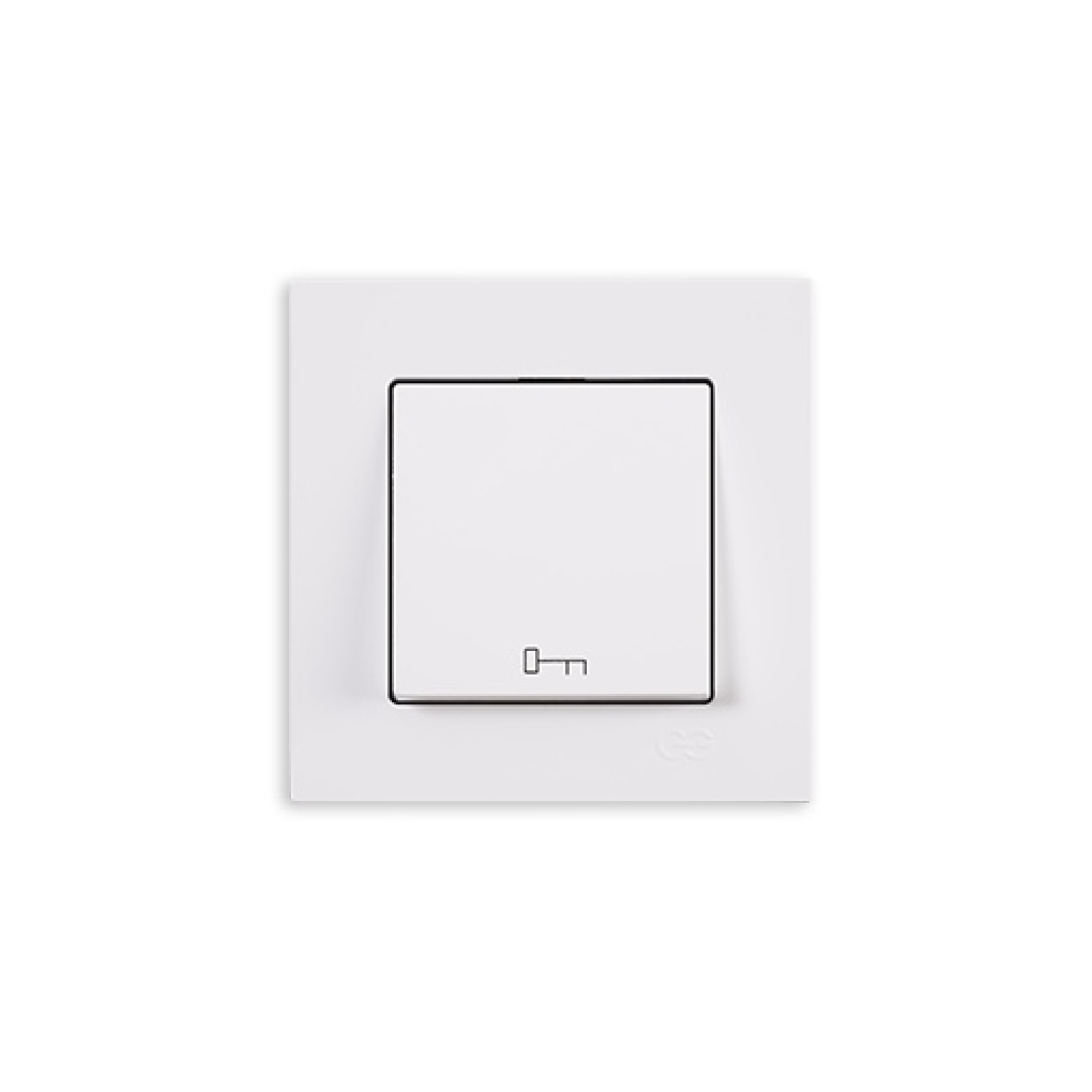 Gunsan Eqona Taster Schlüssel Weiss UP 01401100100110