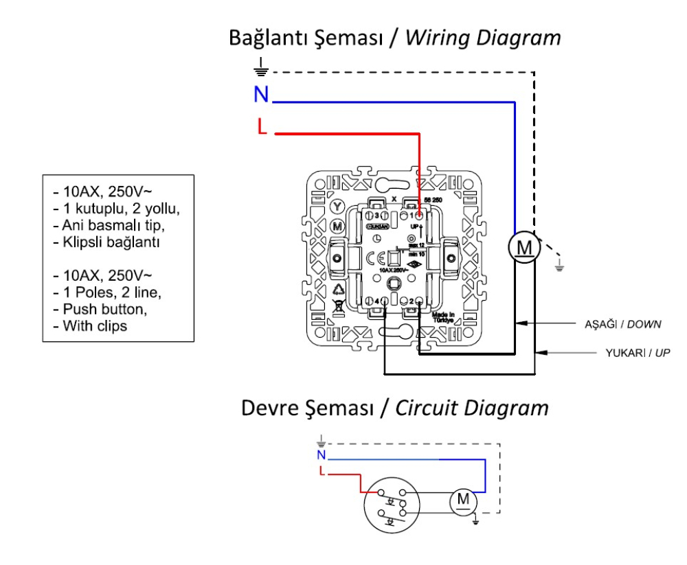 Gunsan Visage Jalousietaster Rolladentaster Unterputz Weiss 16A 250V Rolladen Taster 1281100200125