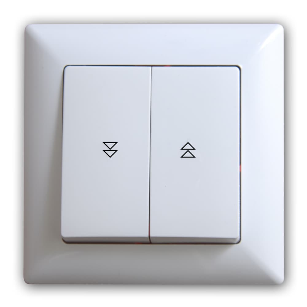 Gunsan Visage Jalousietaster Rolladentaster Unterputz Weiss 16A 250V Rolladen Taster 1281100200125