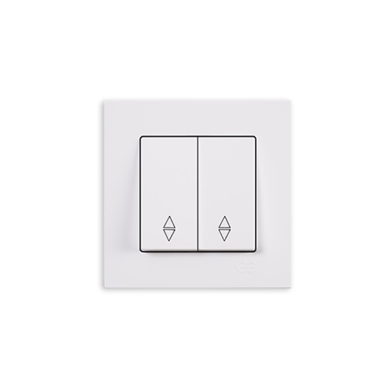 Gunsan Eqona Serien-Wechselschalter Weiss UP 01401100100109