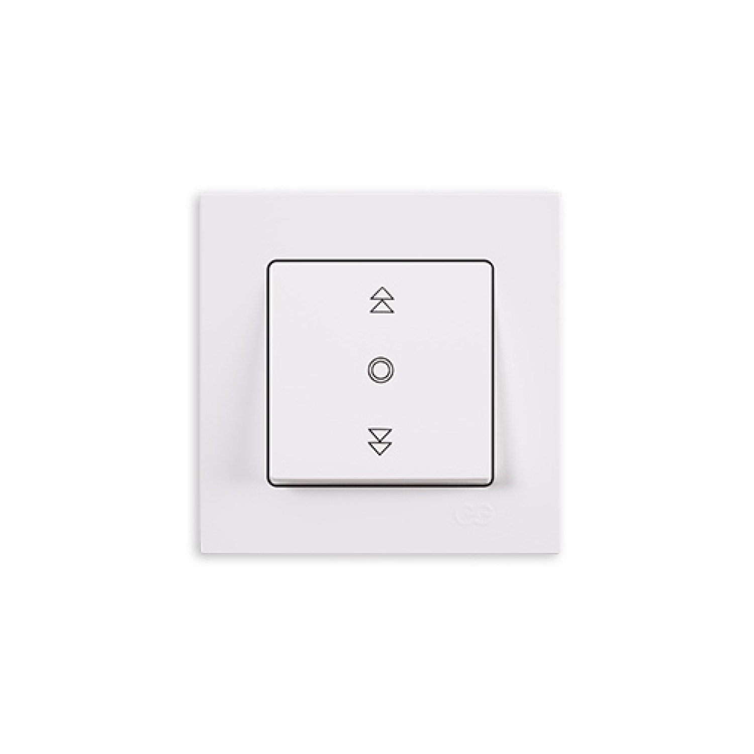 Gunsan Eqona Jalousieschalter Rolladenschalter 1x Schaltwippe Weiss UP 01401100100179