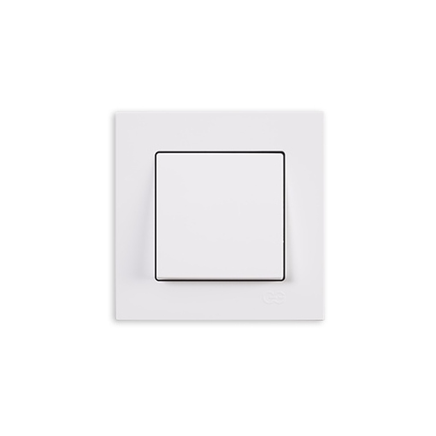 Gunsan Eqona Schalter Ein-/Ausschalter Weiss Unterputz 01401100200101