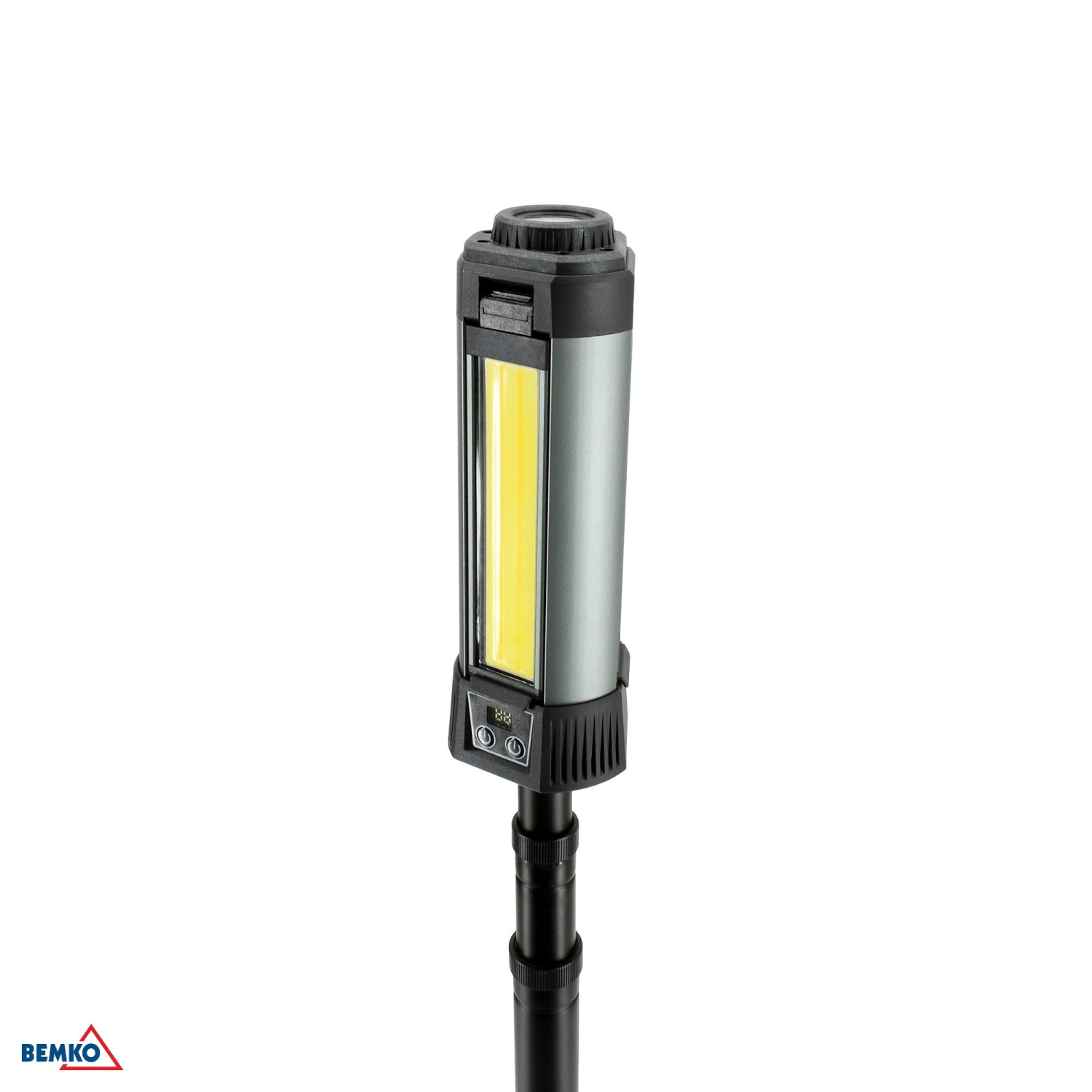 Bemko Multifunktions LED Taschenlampe Baustrahler 6000mAh IP42 3000K/4000K/6500K 2000Lm Stativ