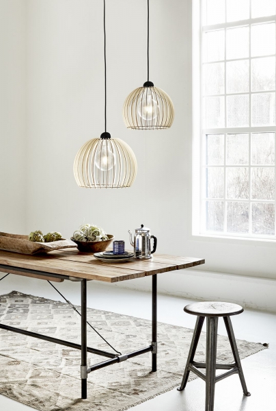Hängeleuchte Chino 30 Nordlux aus Holz E27 Pendelleuchte IP20