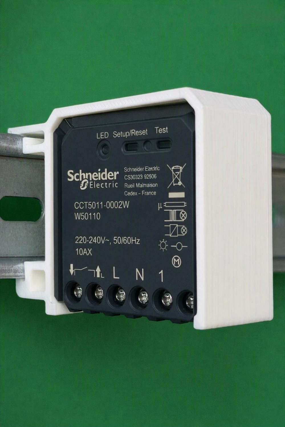 SOIXX Hutschienenhalter für Schneider Electric Merten Wiser Aktor für DIN 35mm Schiene