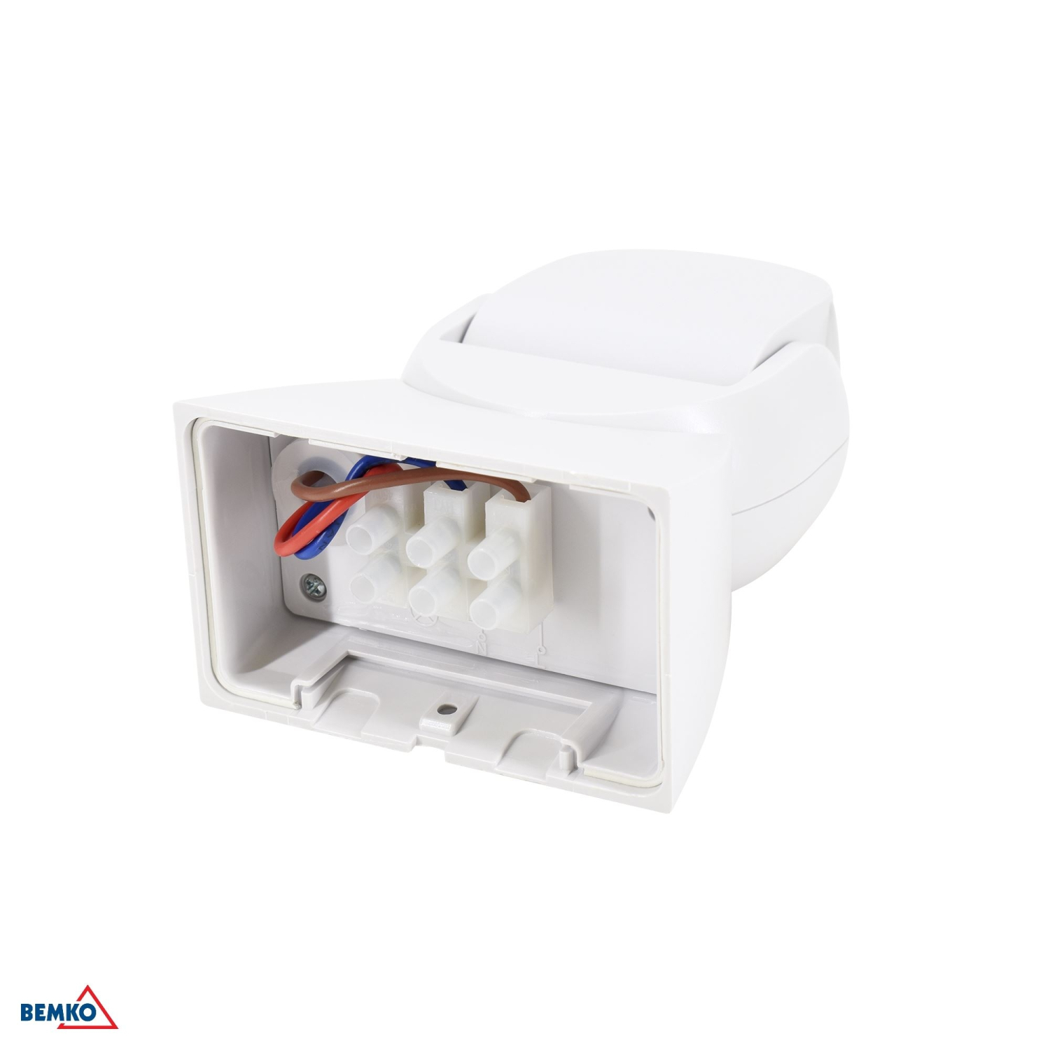 Bemko Bewegungsmelder 180° IP65 1200/300W Aufputz IR weiß B50-SES15WH