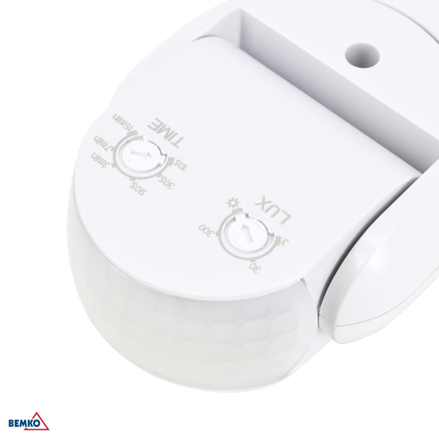 Bemko Bewegungsmelder 180° IP65 1200/300W Aufputz IR weiß B50-SES15WH