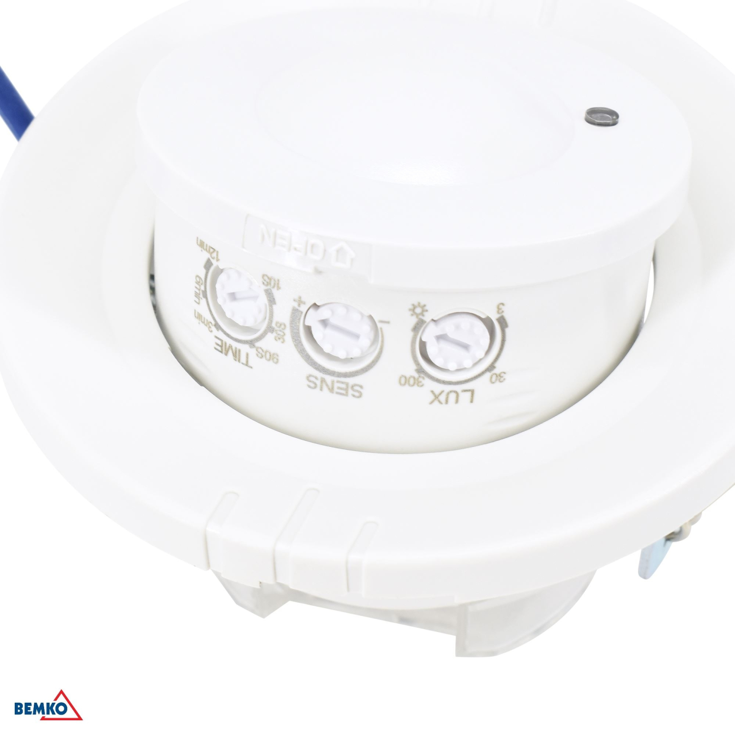 Bemko Mikrowellensensor Bewegungsmelder 1200/300W 360° IP20 Unterputz IR weiss B52-SES64WH