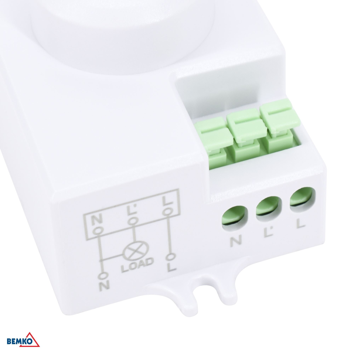 Bemko Mikrowellen Bewegungsmelder 360° 1200/300W IP20 B52-SES72WH