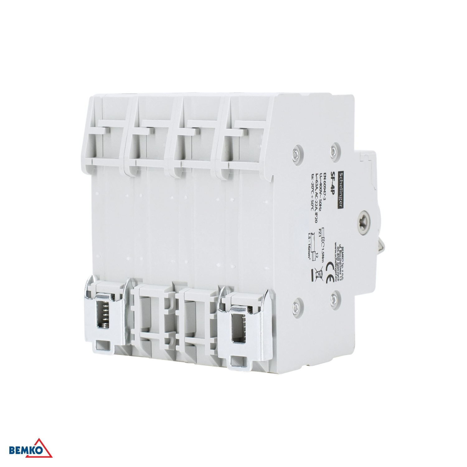 Schelinger Wahlschalter 63A 4-polig - Modularer Umschalter I-0-II 1-0-2 A11-SF-4P-063