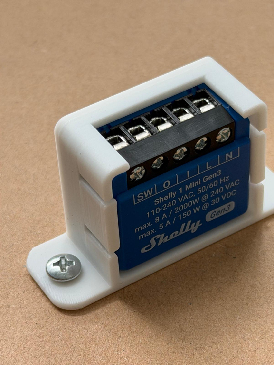 SOIXX Wandhalter für Shelly MINI, Gen3, 90 Grad SHW-M9-044