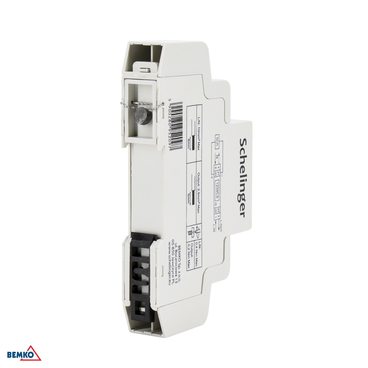 Schelinger Energiezähler 1-Phasen MID 45A Stromzähler elektronisch A31-SL01A-MID