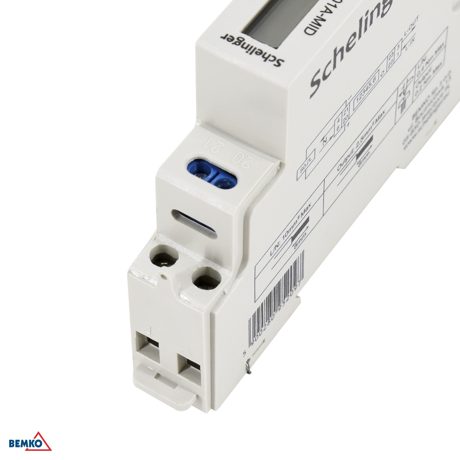 Schelinger Energiezähler 1-Phasen MID 45A Stromzähler elektronisch A31-SL01A-MID