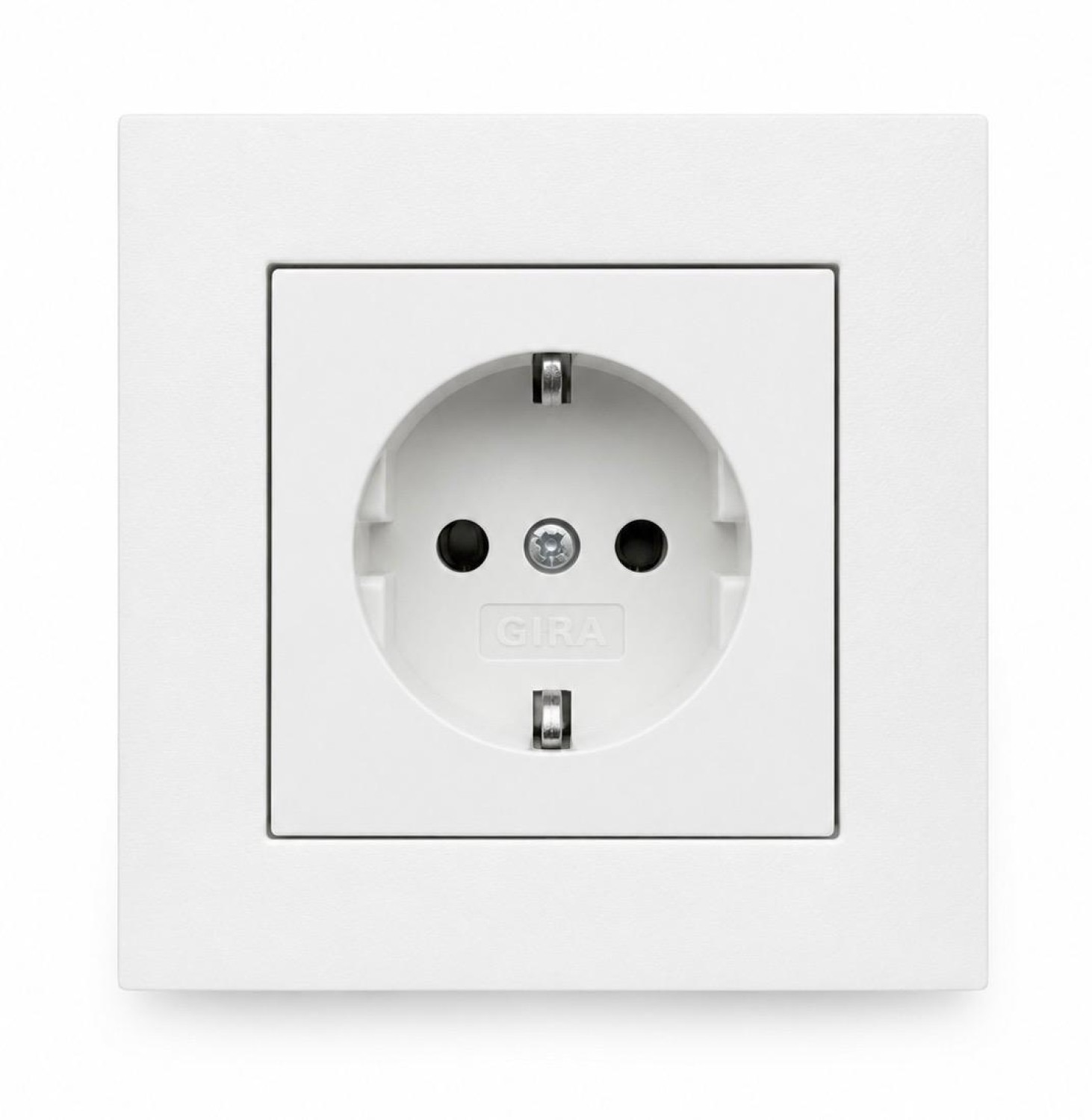 SOIXX Aufsteckrahmen für Gira System 55 Lichtschalter und Steckdosen weiss eckig