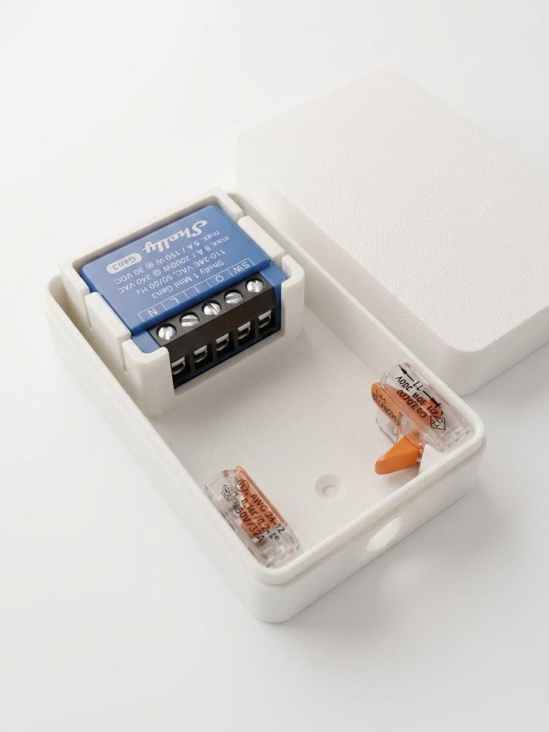 SOIXX Gehäuse für Shelly Mini Wave, Gen3 Wandhalterung