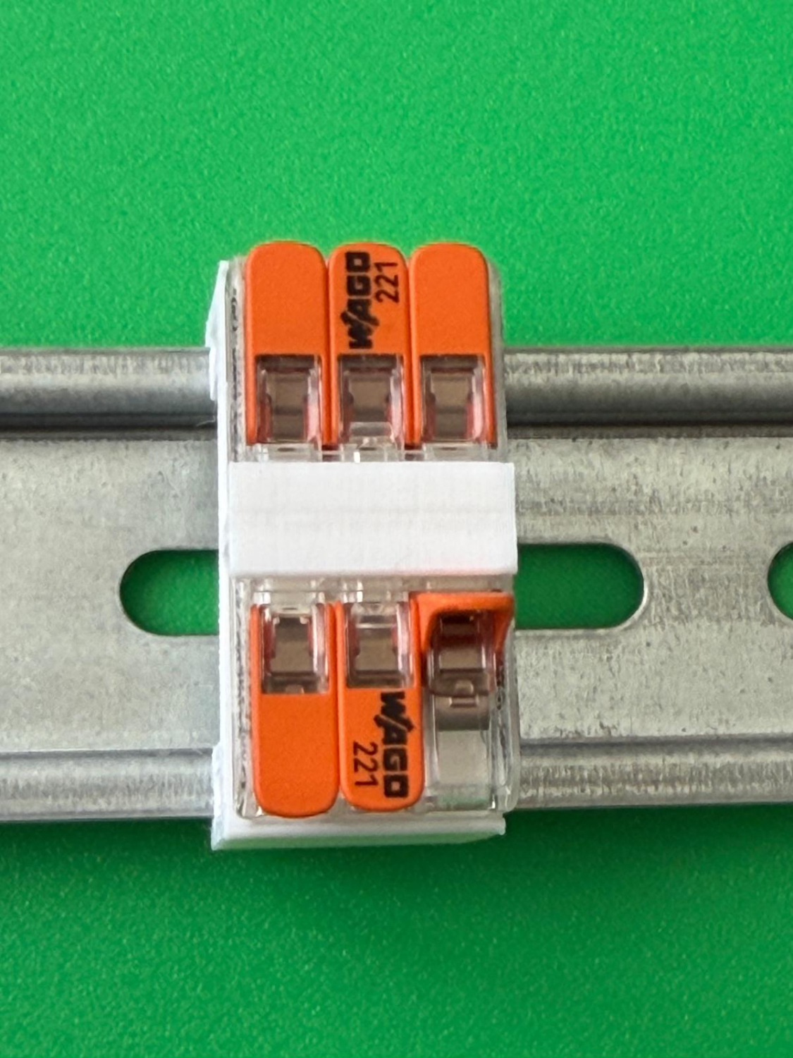 5er Pack SOIXX Hutschienenhalter XWD für 2x WAGO 221-413 DIN Rail 35mm