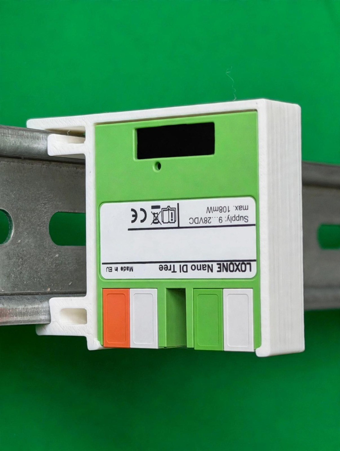 SOIXX Hutschienenhalter für Loxone Nano DI, Modbus, AC Control DIN 35mm Schiene