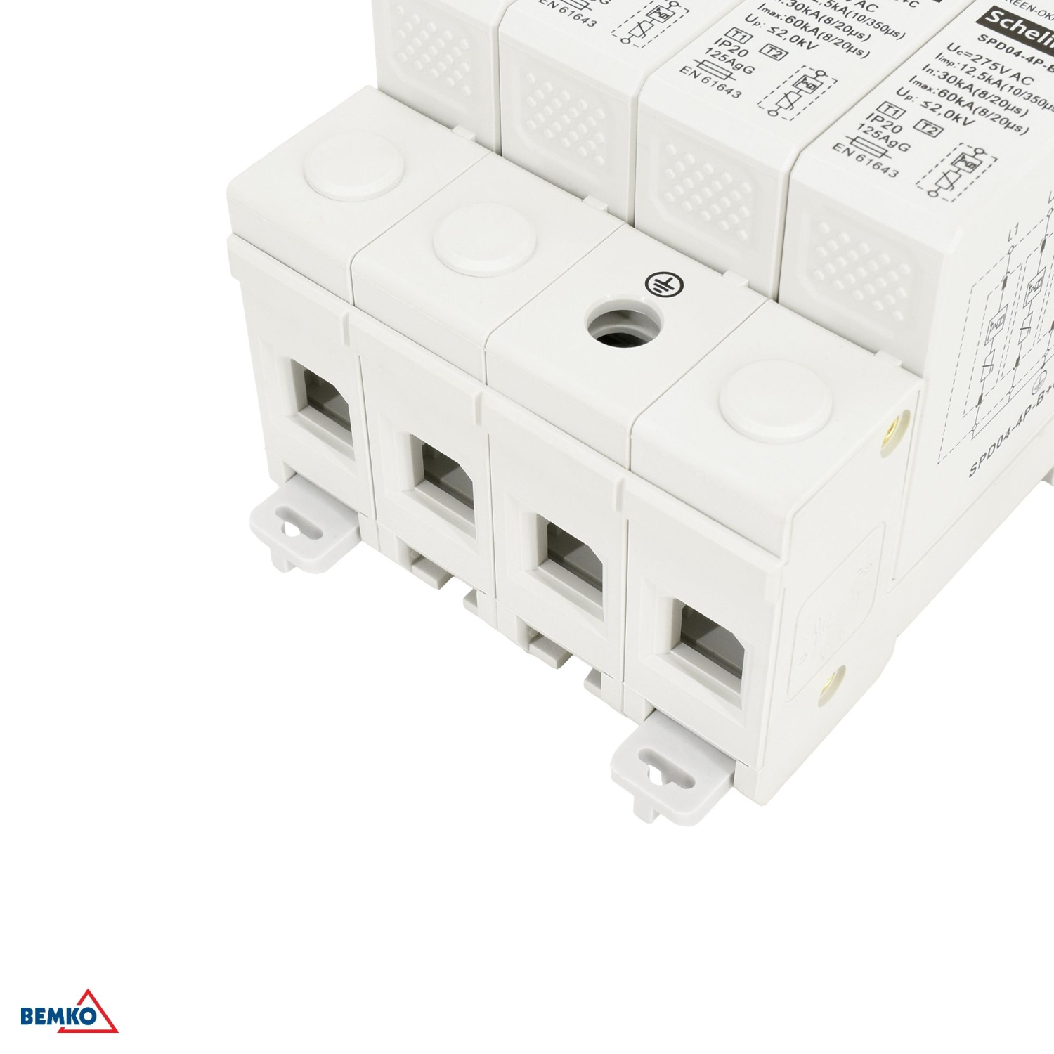 Schelinger Überspannungsschutz 4P 12,5kA(10/350) Klasse T1+T2 (B+C) A51-SPD04-4P-B+C