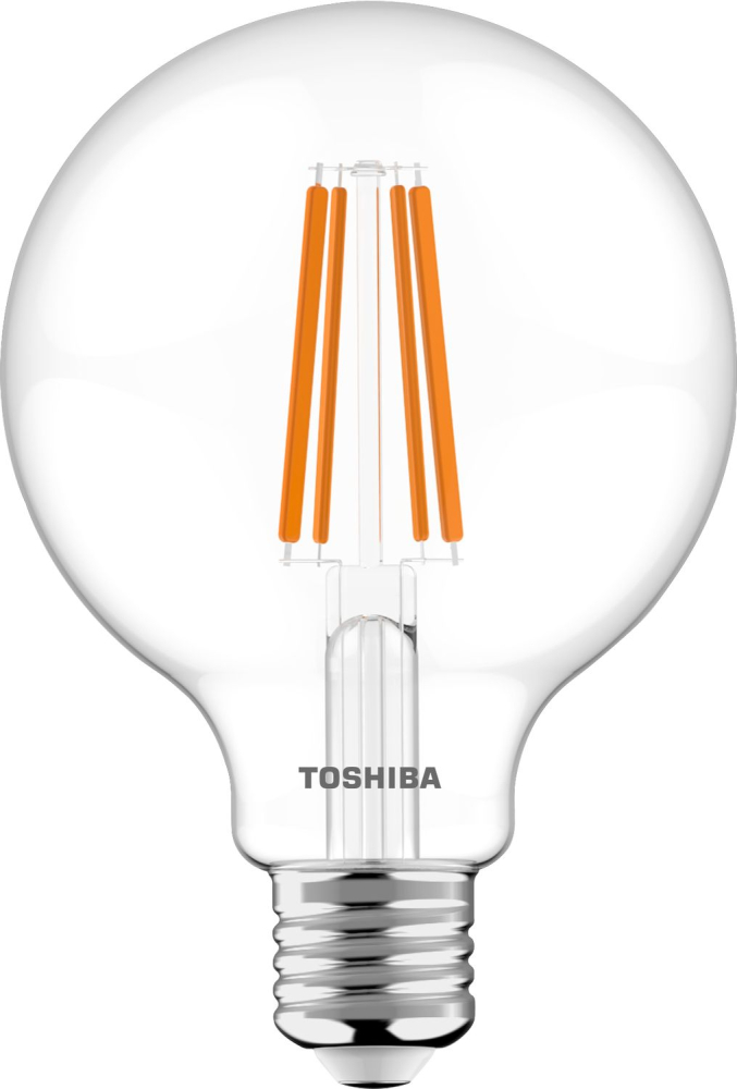 LED Lampe Globe 8,5W G95 Toshiba Filament E27 2700K warmweiss 1055Lm