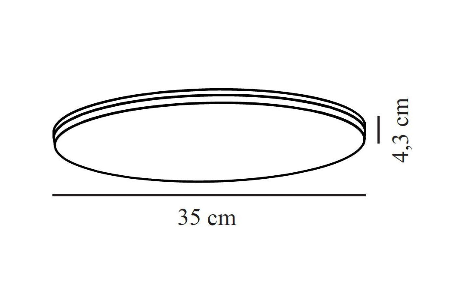 Nordlux LED Deckenleuchte VIC 35 3000K 36W IP40 Badleuchte 3200Lm 2210236001
