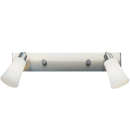 Designer Wandleuchte Gibraltar Nordlux gebürsteter Stahl mit Dimmer