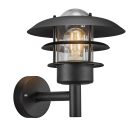 Nordlux Wandleuchte Marselis schwarz E27 IP44 2119201003