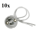 10er Pack GU10 Fassungen Keramik 230V Kanlux