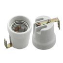 Lampenfassung E27 Sockel 4A Keramik mit Bügel HLDR-E27-F Kanlux 02161