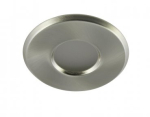 BIOLEDEX INO Einbaurahmen Edelstahl gebürstet rund Feuchtraum Deckeneinbaulauchte f. Spotlampen Ø50mm