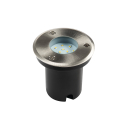 LED Bodeneinbauleuchte GORDO N 1W CW-O-SR SMD LEDs rund Edelstahl kaltweiß 18193