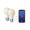 Nordlux Smart 2xE27 LED-Lampe + EU Bridge Weiss 2200-6500K 2070062701