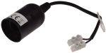 ChiliTec Bauarbeiterlampe E27-Fassung mit 15cm Kabel + Aufhänger Baustellen-Fassung 21074